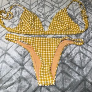 Yellow bikini